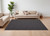 8' X 10' Tan and Gray Hand Woven Area Rug