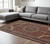 10' X 13' Red And Blue Oriental Area Rug