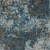 10' X 13' Blue And Gray Abstract Distressed Area Rug With Fringe