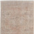 8' X 10' Tan Orange and Ivory Oriental Hand Woven Distressed Area Rug With Fringe