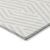 8' Round Beige and Ivory Round Geometric Washable Non Skid Indoor Outdoor Area Rug