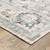8' X 10' Ivory And Teal Blue Oriental Hand Tufted Area Rug
