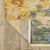 10' X 13' Beige Yellow And Rust Abstract Area Rug With Fringe