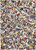 9' X 13' White Abstract Non Skid Area Rug