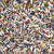 9' X 13' White Abstract Non Skid Area Rug
