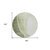 8' Olive Green And Beige Round Abstract Washable Indoor Outdoor Area Rug