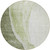 8' Olive Green And Beige Round Abstract Washable Indoor Outdoor Area Rug