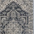 8' Blue And Gray Medallion Runner Rug