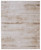 5' X 8' Ivory and Tan Abstract Power Loom Worn Faded Area Rug
