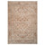 5' X 7' Beige And Brown Floral Medallion Area Rug With Fringe