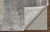 8' X 11' Gray Abstract Power Loom Area Rug With Fringe