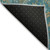 9' X 12' Teal Paisley Washable Non Skid Indoor Outdoor Area Rug