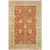 6' X 9' Red And Gray Wool Oriental Hand Knotted Area Rug