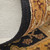 8' X 10' Gold Tan And Black Geometric Hand Tufted Area Rug