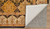 8' X 10' Gold Tan And Black Geometric Hand Tufted Area Rug