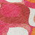 3' X 5' Pink Mauve And Orange Ogee Washable Indoor Outdoor Area Rug