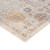 5' X 7' Ivory And Brown Floral Medallion Area Rug With Fringe