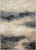 7' X 10' Gray Black and Beige Abstract Non Skid Area Rug