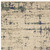 3' X 5' Beige And Green Abstract Area Rug With Fringe