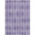 8' X 10' Purple Geometric Washable Non Skid Indoor Outdoor Area Rug