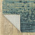 7' X 10' Blue And Brown Abstract Area Rug