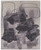 5' X 8' Gray and Ivory Abstract Hand Tufted Area Rug