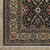 4' X 6' Charcoal And Pink Oriental Area Rug With Fringe