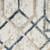 5' X 7' Ivory Blue and Gray Geometric Non Skid Area Rug