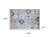 Navy Patchwork Distressed Washable Area Rug