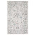 10' Ivory And Teal Oriental Hand Tufted Runner Rug