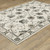 8' X 11' Ivory And Gray Oriental Area Rug