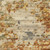 12' Beige And Gold Abstract Runner Rug With Fringe