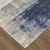 5' X 8' Blue and Ivory Abstract Power Loom Distressed Area Rug