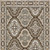 5' X 8' Blue And Gray Medallion Area Rug