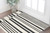 2' X 3' Ivory and Black Wool Abstract Hand Tufted Area Rug