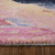 8' X 10' Pink Blue And Ivory Abstract Hand Tufted Area Rug