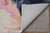 8' X 10' Pink Blue And Ivory Abstract Hand Tufted Area Rug