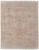 5' X 8' Tan Orange and Ivory Oriental Hand Woven Distressed Area Rug With Fringe