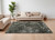 8' X 10' Green Shag Hand Tufted Area Rug
