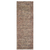8' Taupe And Pink Hand Tufted Runner Rug