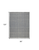 8' X 10' Gray Ivory And Blue Hand Woven Area Rug