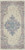 2' X 4' Ivory Pink And Blue Medallion Distressed Area Rug