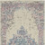 2' X 4' Ivory Pink And Blue Medallion Distressed Area Rug