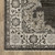 3' X 5' Gray And Beige Medallion Area Rug With Fringe