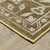 7' X 10' Gold And Beige Oriental Area Rug