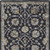 5' X 8' Blue Silver And Gray Floral Hand Tufted Area Rug