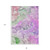 8' X 10' Purple Abstract Washable Non Skid Indoor Outdoor Area Rug