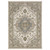 5' X 8' Ivory And Gold Medallion Distressed Area Rug With Fringe