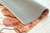 7' X 10' Red and Beige Floral Distressed Area Rug