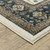 7' X 10' Ivory Oriental Area Rug With Fringe
